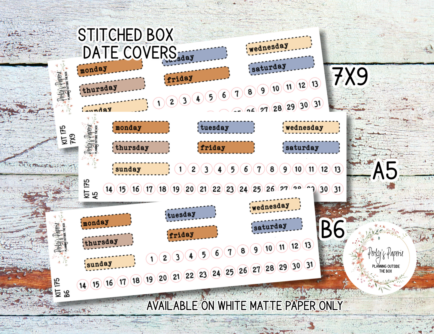 Autumn at Foxbury Manor Sticker Sheets # 175 – Autumn and Fall Planner Stickers