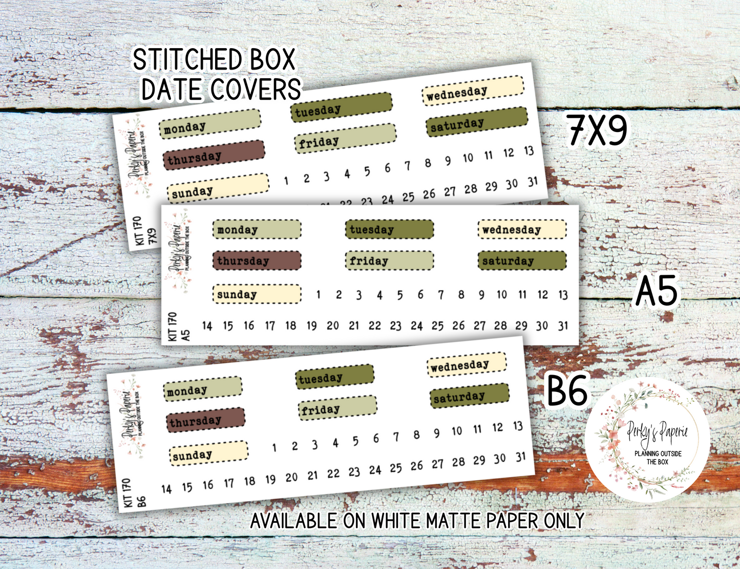 Olive Harvest in Tuscany Sticker Sheets # 170 – Fall and Autumn Planner Stickers