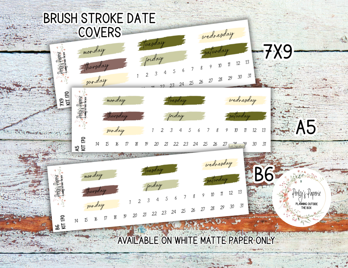 Olive Harvest in Tuscany Sticker Sheets # 170 – Fall and Autumn Planner Stickers