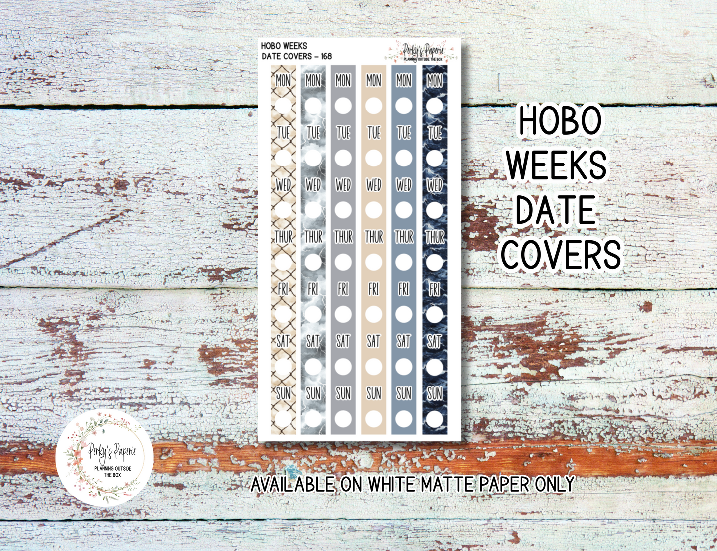 Seaside Lighthouse Sticker Sheets # 168 – Moody & Aesthetic Planner Stickers