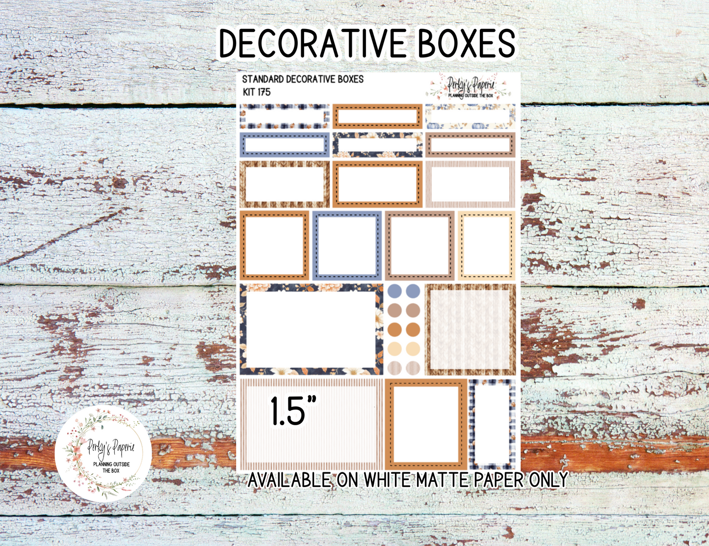 Autumn at Foxbury Manor Sticker Sheets # 175 – Autumn and Fall Planner Stickers