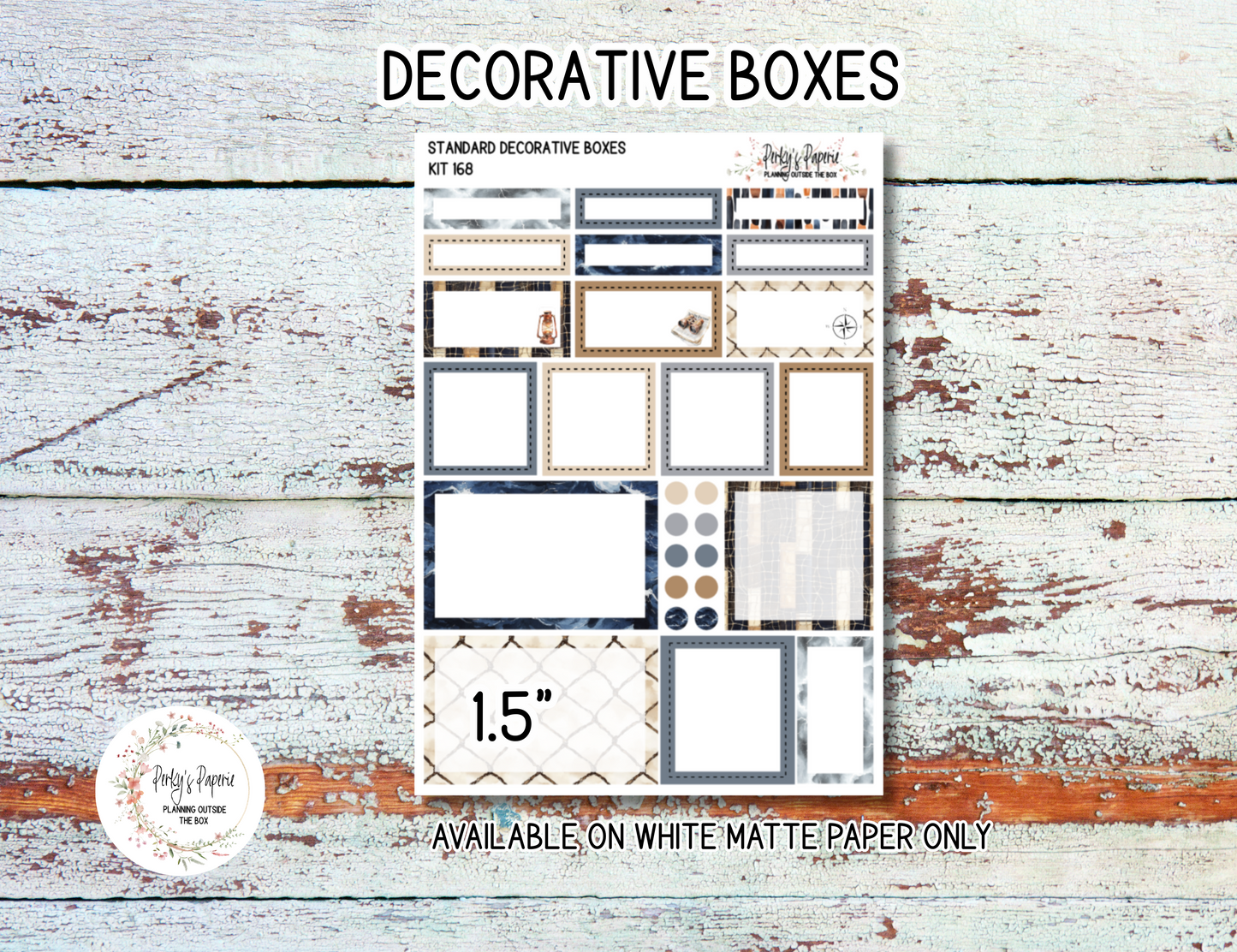 Seaside Lighthouse Sticker Sheets # 168 – Moody & Aesthetic Planner Stickers