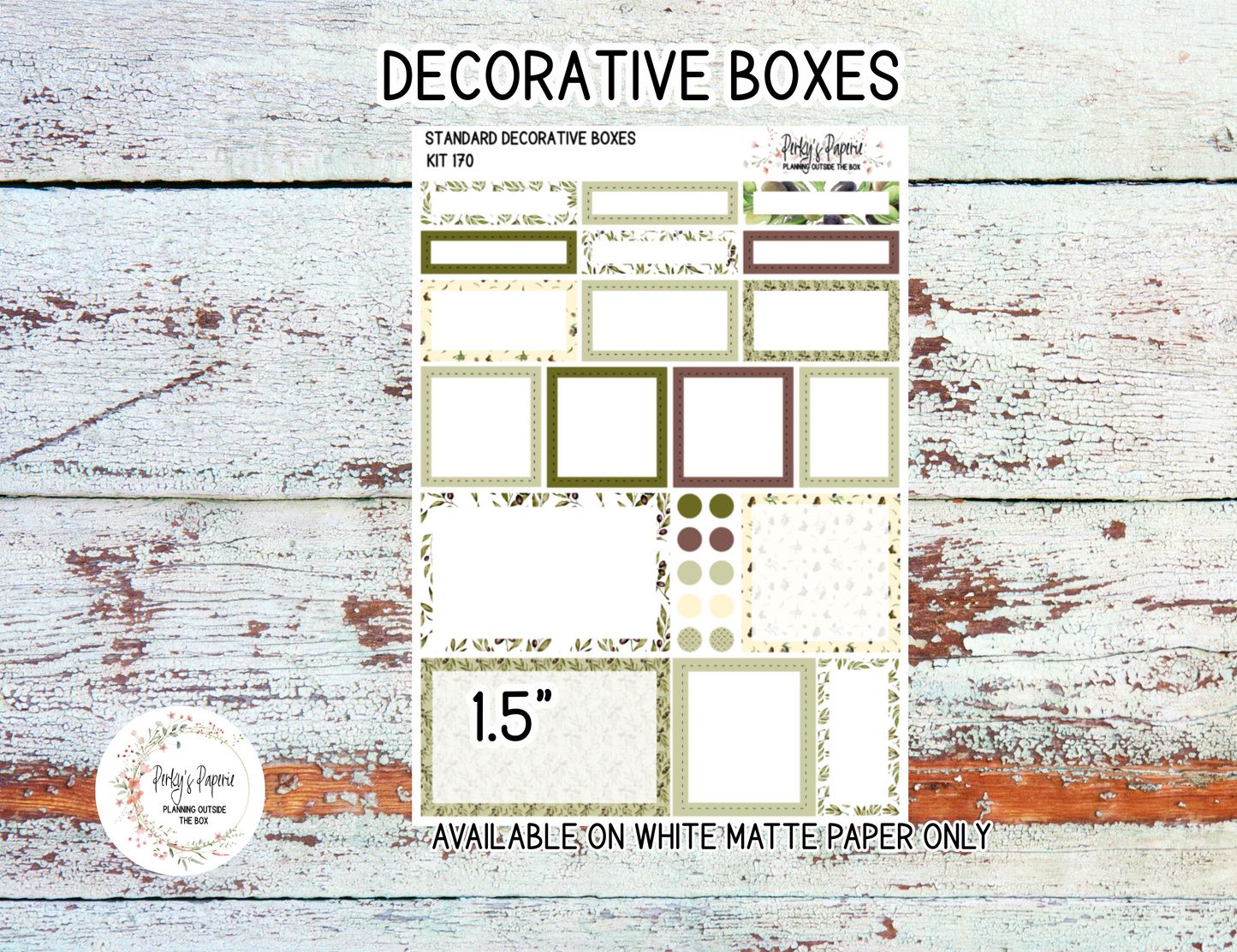 Olive Harvest in Tuscany Sticker Sheets # 170 – Fall and Autumn Planner Stickers