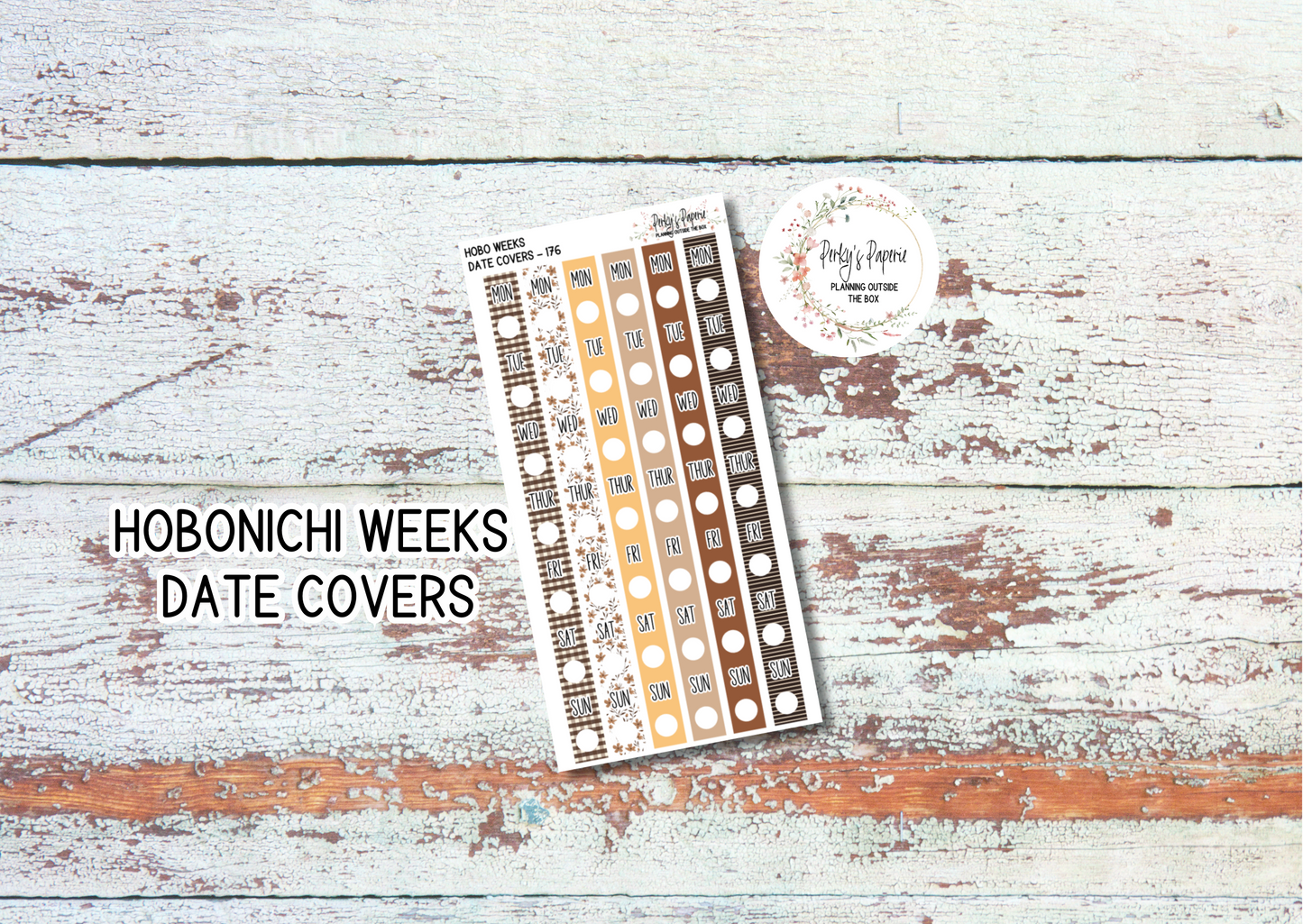 Sweet Halloween Hobonichi Weeks Date Cover Planner Stickers Kit 176, Weekly Planning, Date Strips, Colorful and Patterned