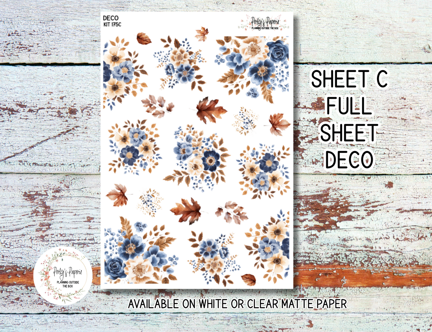 Autumn at Foxbury Manor Sticker Sheets # 175 – Autumn and Fall Planner Stickers