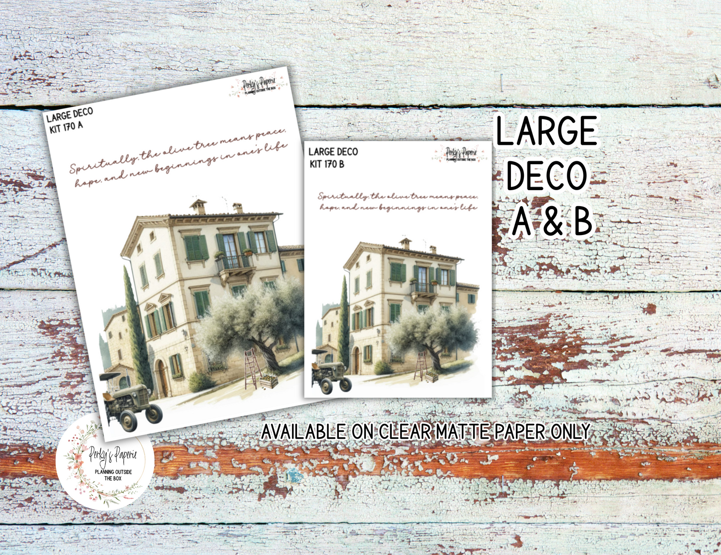 Olive Harvest in Tuscany Sticker Sheets # 170 – Fall and Autumn Planner Stickers
