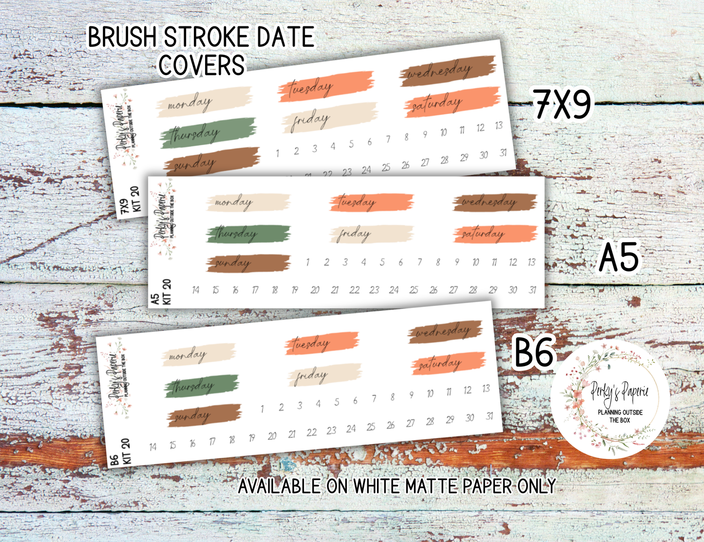 Cozy Fall # 20 – Autumn Cozy Vibes in Orange, Greens and Browns Planner Stickers Micro Kit