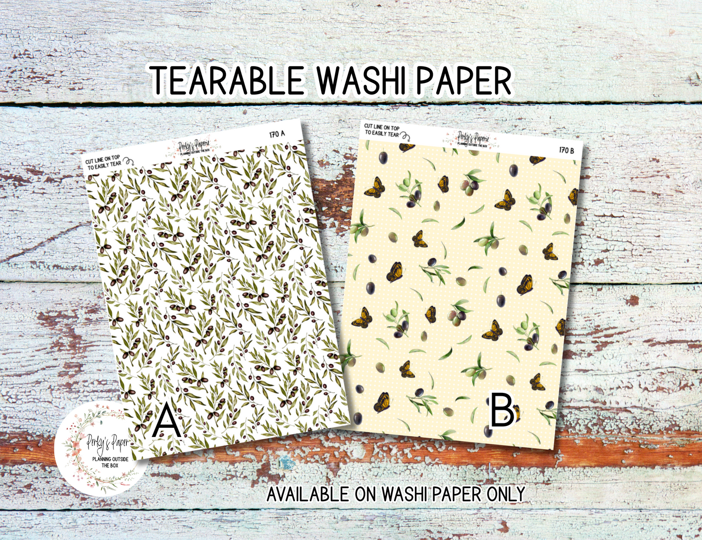 Olive Harvest in Tuscany Sticker Sheets # 170 – Fall and Autumn Planner Stickers
