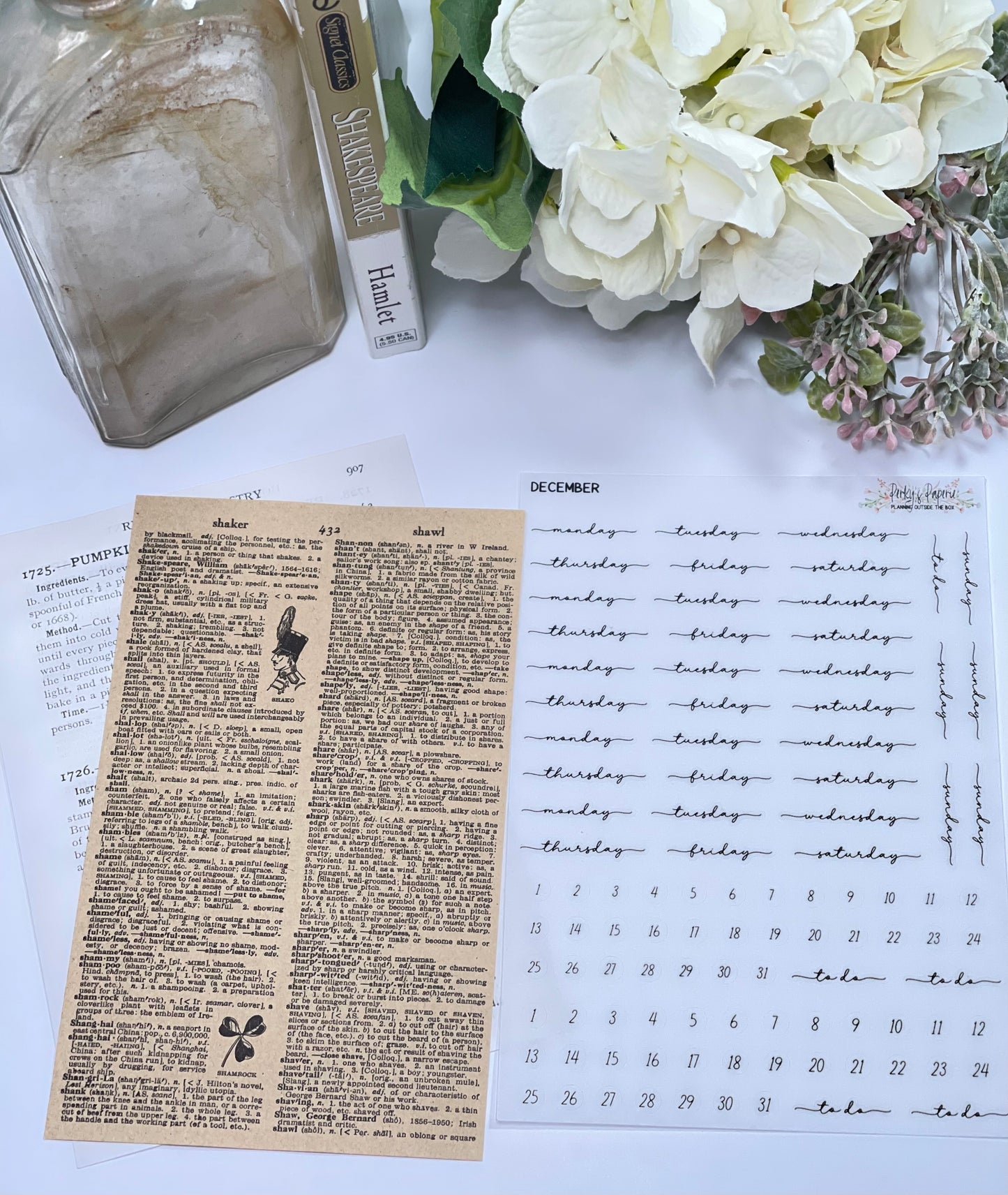 Monthly Sticker Subscription Box – 5 Washi Sticker Sheets + Exclusive Monthly Themed Goodies - Cancel Anytime