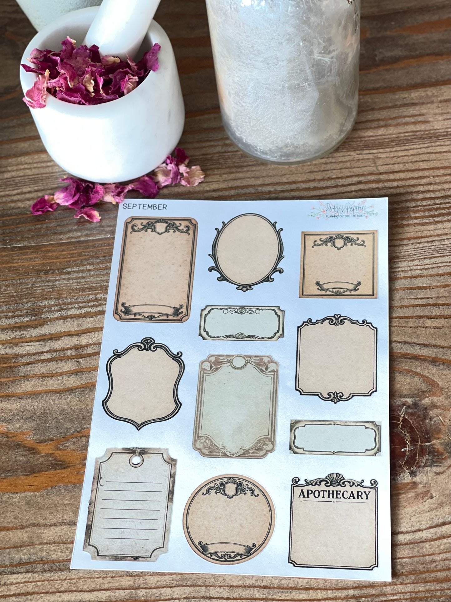 Monthly Sticker Subscription Box – 5 Washi Sticker Sheets + Exclusive Monthly Themed Goodies - Cancel Anytime