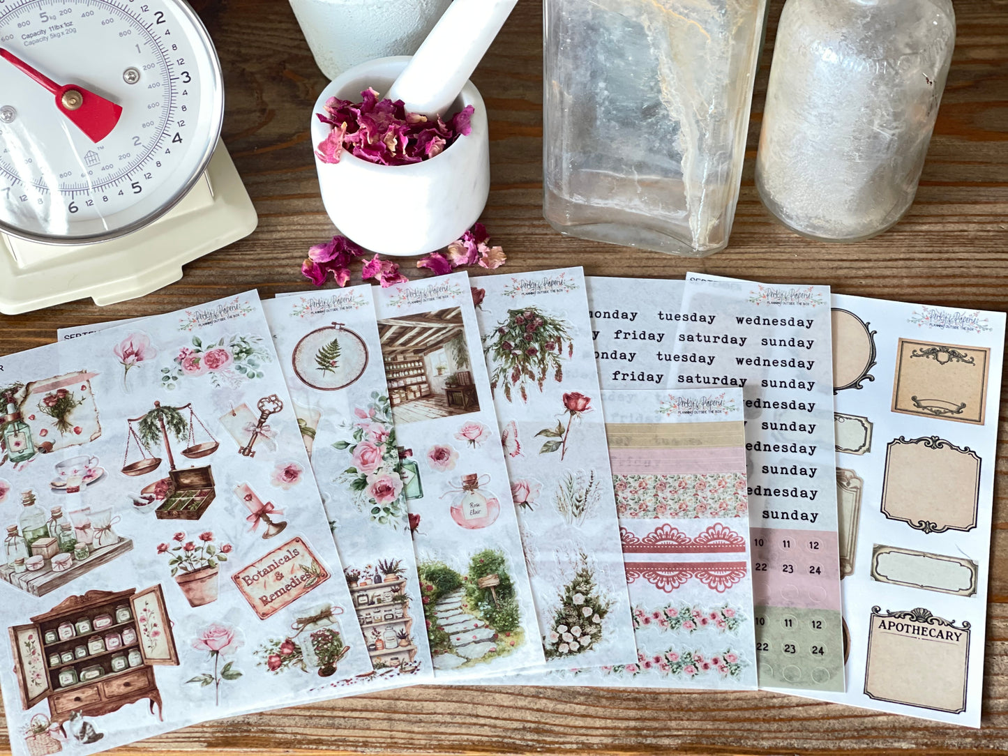 Monthly Sticker Subscription Box – 5 Washi Sticker Sheets + Exclusive Monthly Themed Goodies - Cancel Anytime