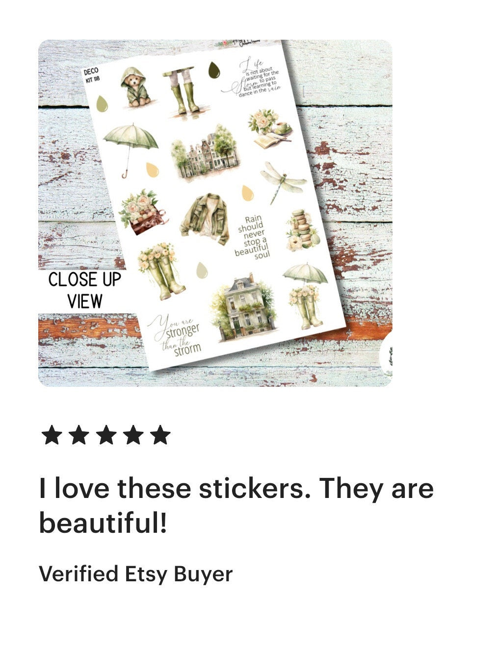 Showers in the City Full Sheet Deco Planner Stickers Kit 118, Decorative Planning, Journaling Stickers, Junk Journal, Planner Stickers