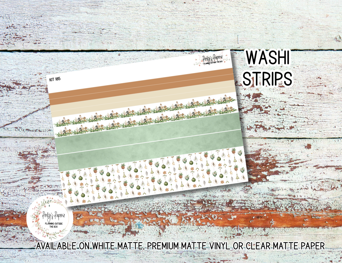 Scandinavian Christmas Planner Stickers | Cozy Winter and Christmas Journal Kit #185 | Neutral Holiday Decorative Stickers for Bullet Journals, Planners & Scrapbooks