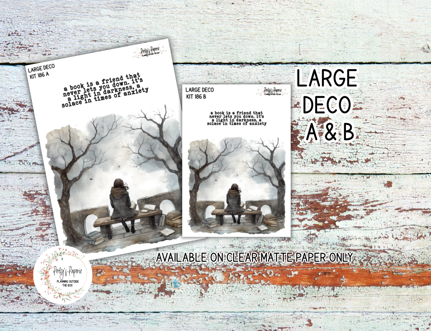 Bookbound Dreams Stickers Kit 186 | Dark Academia Planner Stickers | Vintage Library Journal Kit | Book Lover Aesthetic by Perky’s Paperie