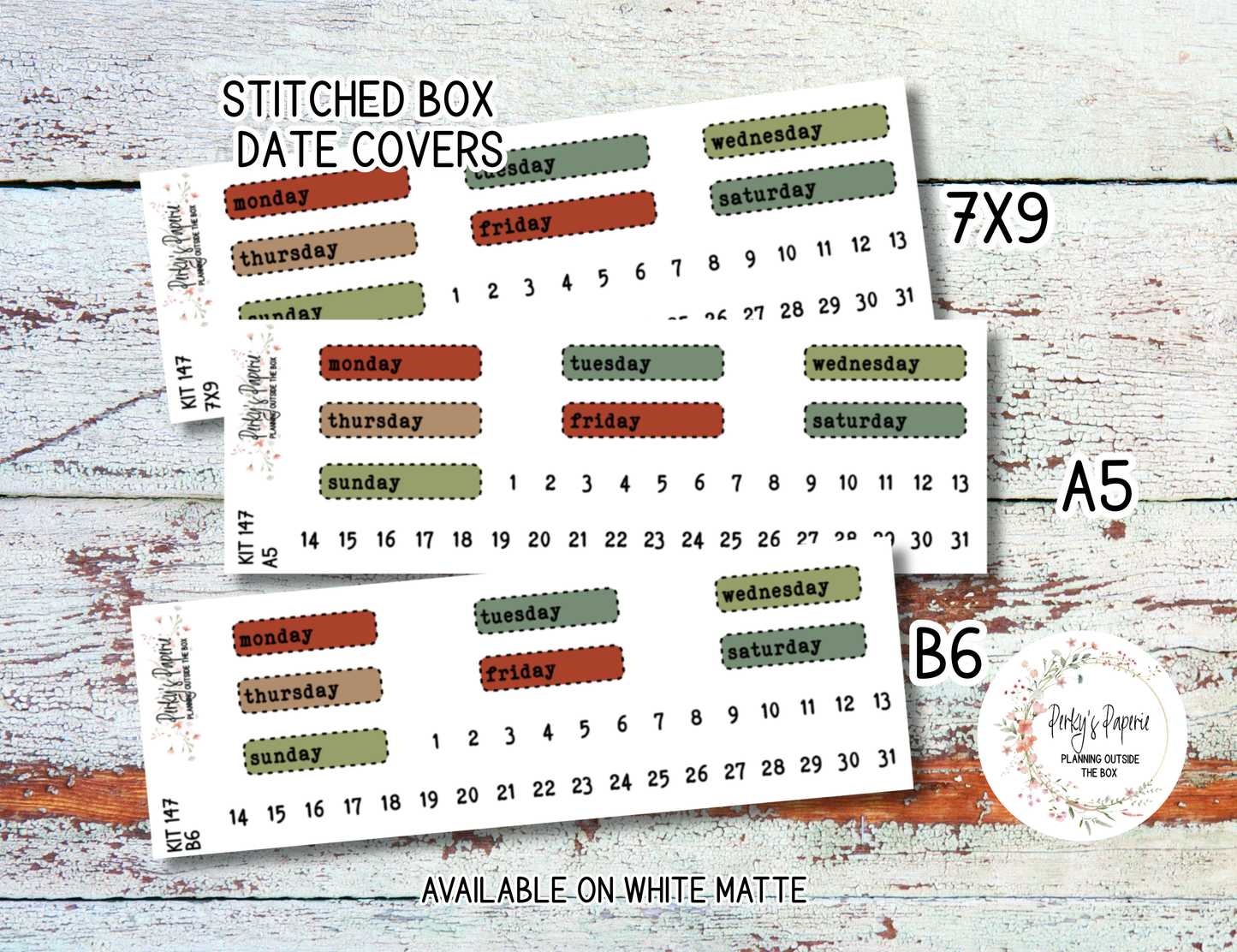 Vintage Santa Christmas Journaling Stickers Kit 147 | Planner Stickers for Planners, Journals, Junk Journals and Scrapbooking