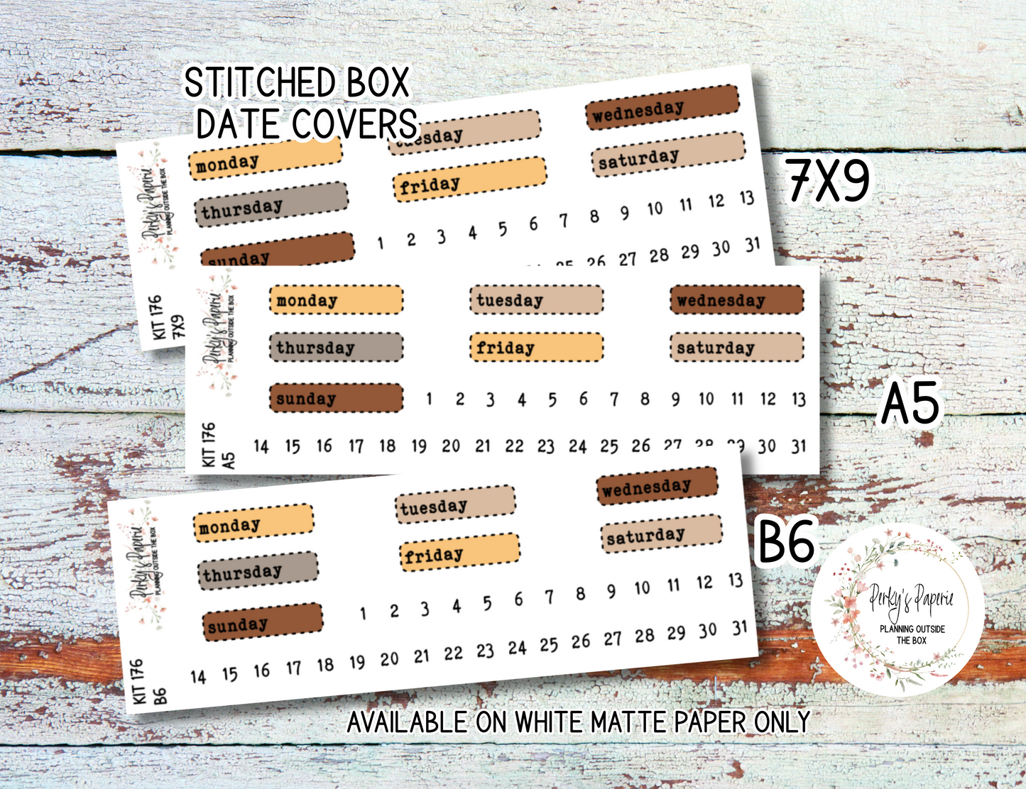 Sweet Halloween Sticker Sheets # 176 – Halloween Planner Stickers