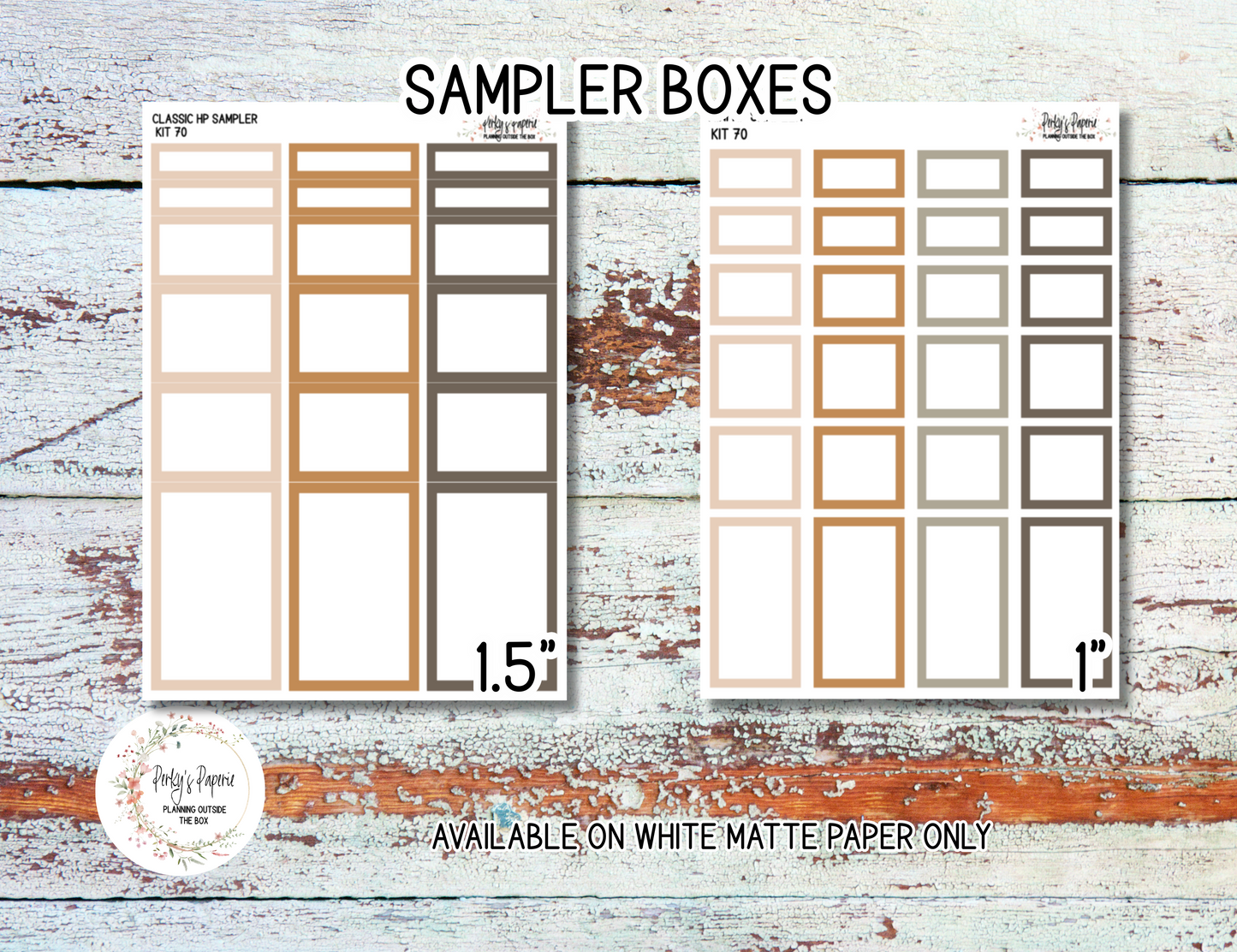 Boho Luna Moth and Florals #70 – Neutral  Planner Stickers Micro Kit