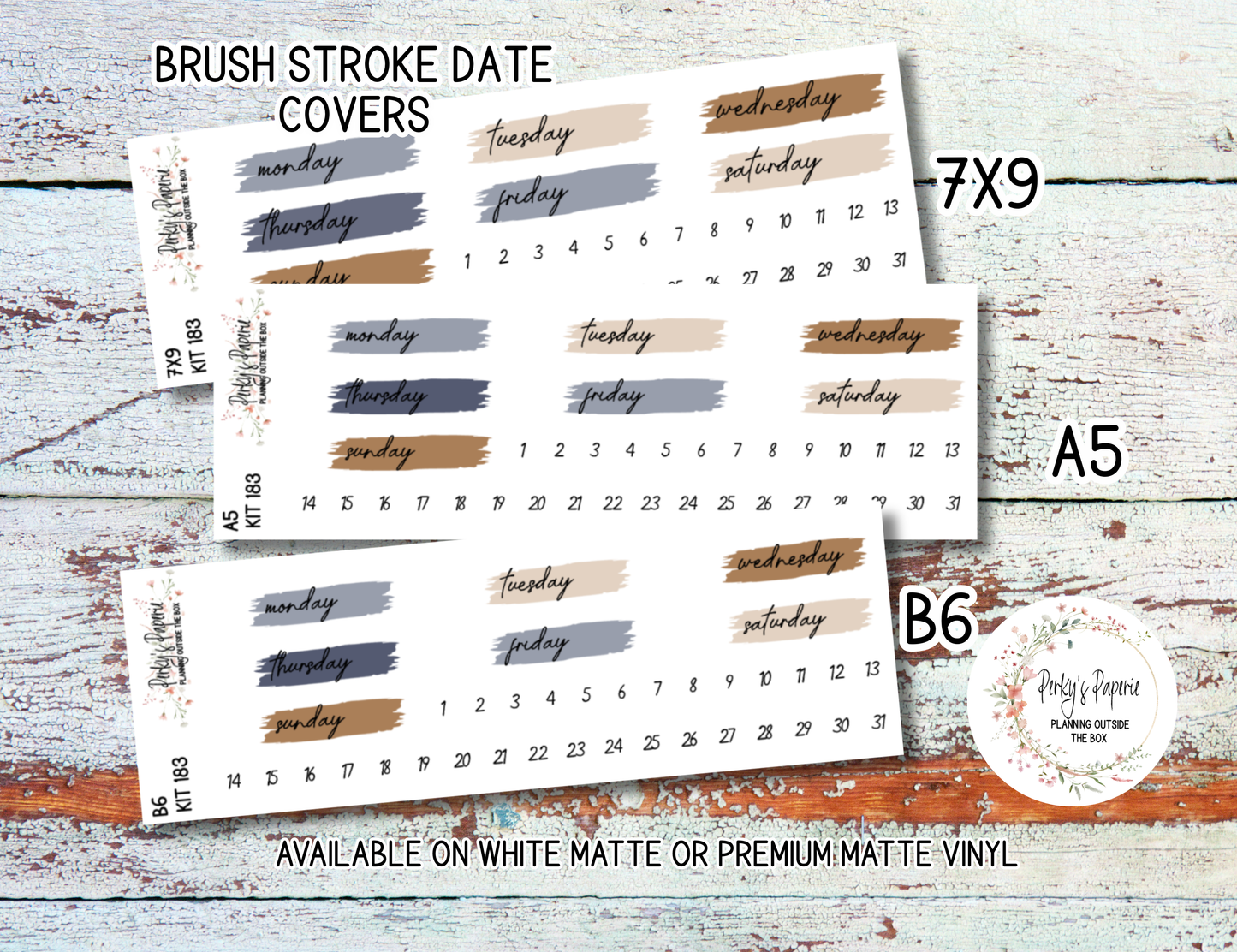 Blue Noel Christmas Planner Sticker Kit 183 | Cozy Winter Santa Stickers for Journaling, Planning & Scrapbooking