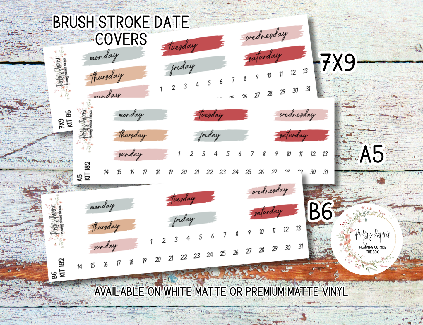 Santa’s Christmas Letters Decorative Planner Stickers | Holiday Deco Sticker Sheets for Journals & Planners |  Dear Santa Christmas Kit #86