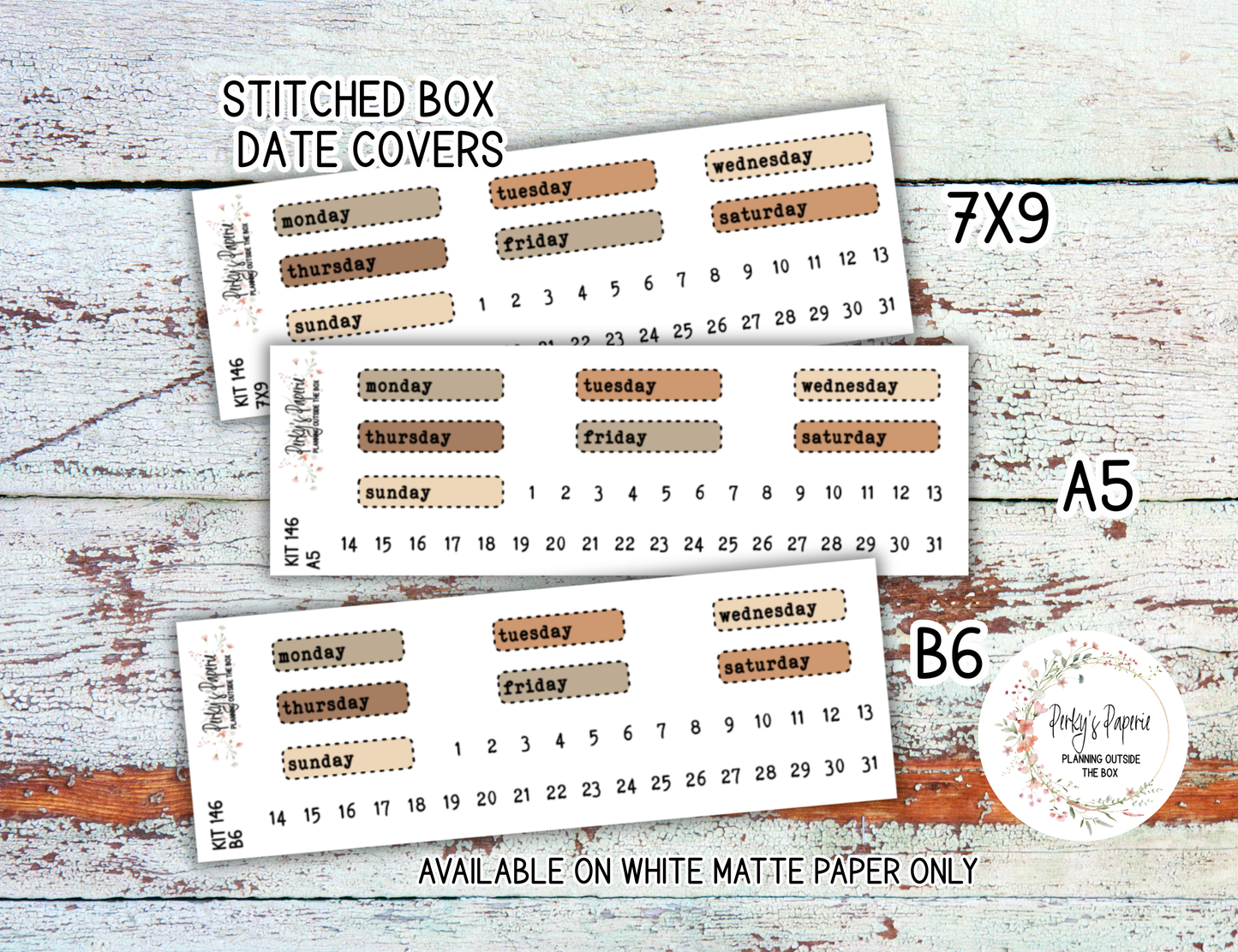 Gingerbread Kisses Christmas Planner Sticker Kit 146 | Cozy Winter Journal Stickers | Holiday Deco & Journaling Kit for Creative Paper Planners and Junk Journals