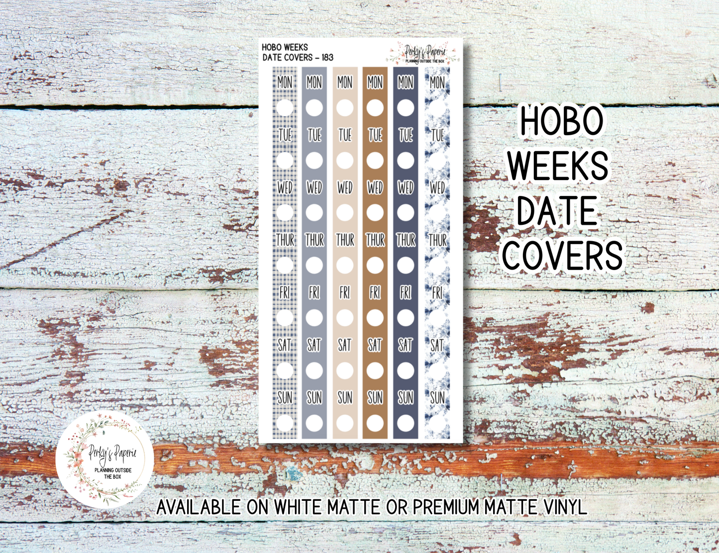 Blue Noel Christmas Planner Sticker Kit 183 | Cozy Winter Santa Stickers for Journaling, Planning & Scrapbooking