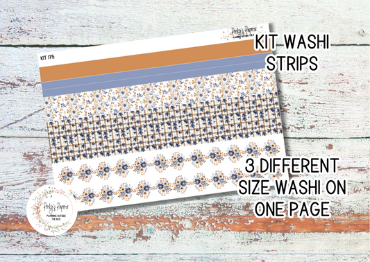 Autumn at Foxbury Manor Weekly Washi Sticker Sheet 175, Functional and Decorative Stickers, Planner Stickers