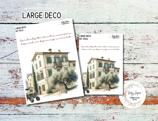 Olive Harvest in Tuscany Fall Transparent Extra Large, Jumbo Deco Planner Sticker For Your Overview Pages, Blank Daily Pages or Journal Page 170