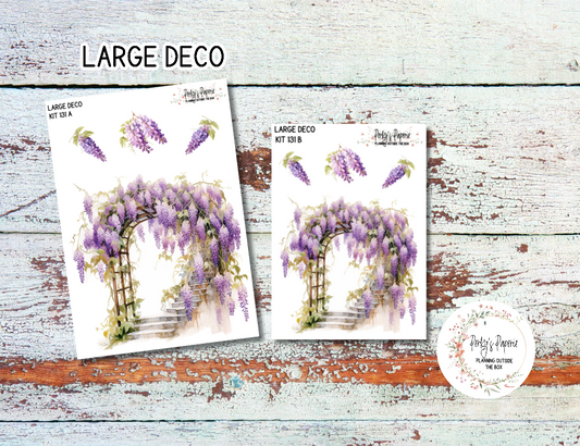 Transparent Extra Large, Jumbo Deco Planner Sticker For Your Overview Pages, Blank Daily Pages or Journal Page Penelopes Diary 131