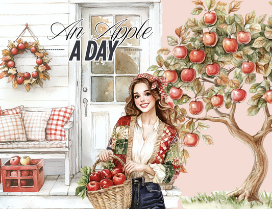 An Apple A Day Sticker Sheets # 169 – Fall and Autumn Apple Planner Stickers