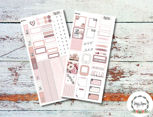 Hobonichi Weeks Planner Sticker Kit 153 - Weekly Planning Love for  Valentines Planning