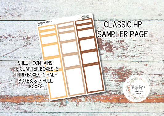 Classic HP Sampler Kit 176 Sweet Halloween | Functional Planner Stickers | Budget Boxes | Planner Box Stickers | EC