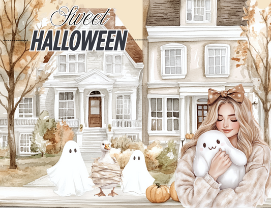 Sweet Halloween Sticker Sheets # 176 – Halloween Planner Stickers