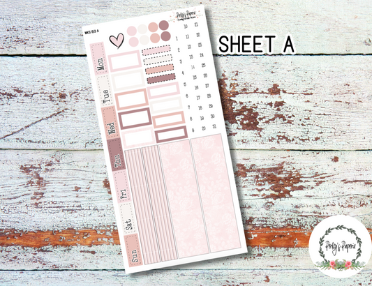 Hobonichi Weeks Planner Sticker Kit 153 - Weekly Planning Love for  Valentines Planning