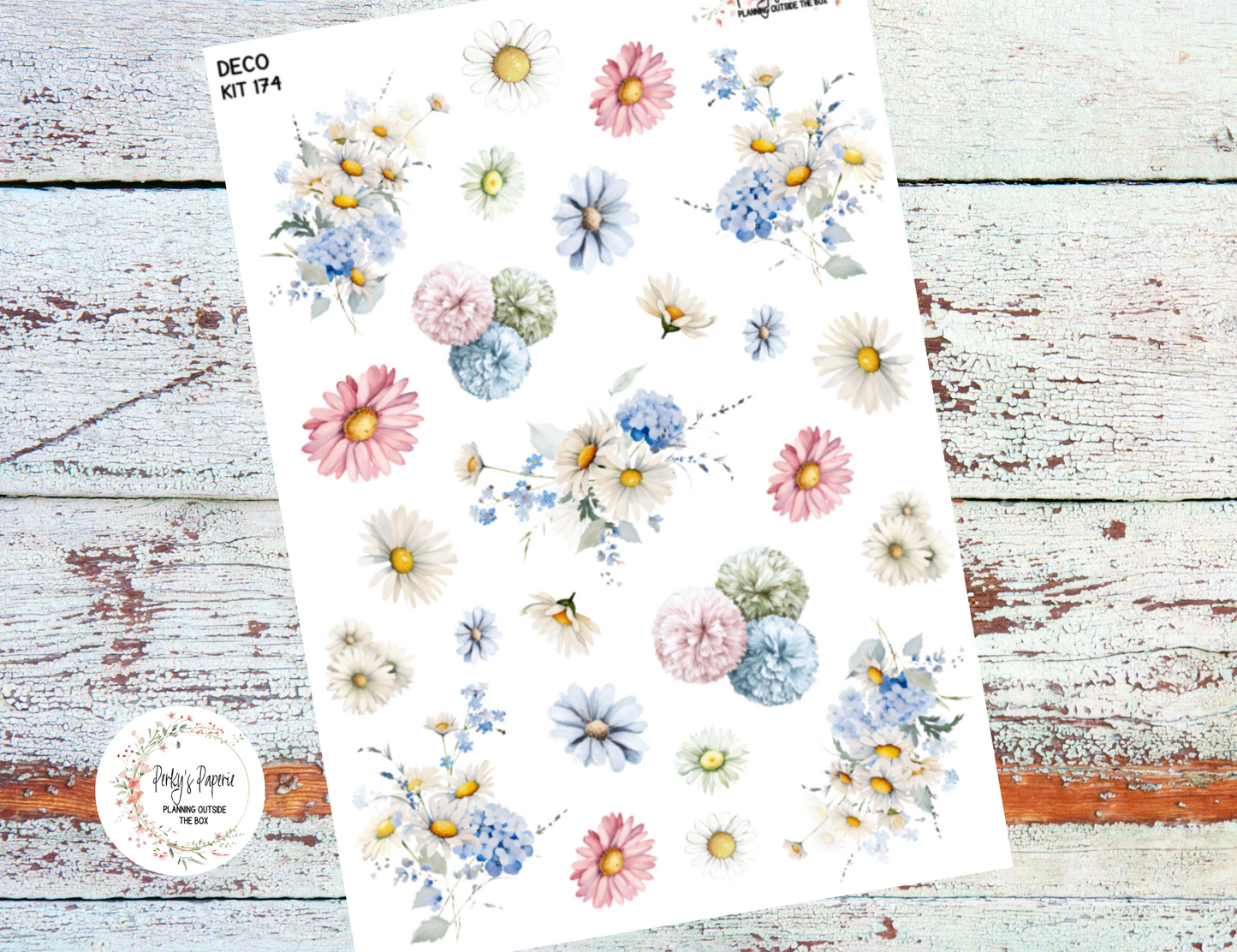 School Daze-y Full Sheet Deco Planner Stickers Kit 174 - Full Deco | Back to School Planner Stickers | Fits All Planners