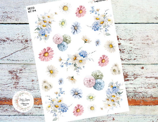 School Daze-y Full Sheet Deco Planner Stickers Kit 174 - Full Deco | Back to School Planner Stickers | Fits All Planners