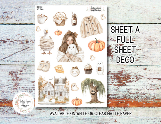 Sweet Halloween Sticker Sheets # 176 – Halloween Planner Stickers