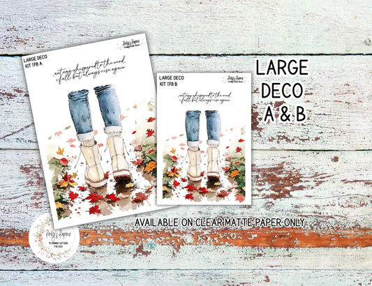 Autumn Whispers Sheets # 178 – Bright Fall Florals Pumpins and Leaves Micro Kit
