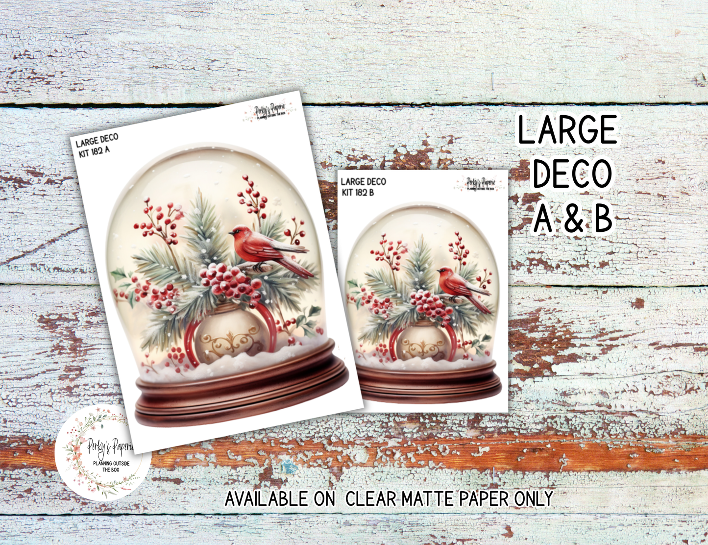 Holiday Magic Christmas Planner Stickers | Cozy Winter Journal Stickers Kit 182 | Poinsettia & Fireplace Deco Sticker Kit for Journaling, Scrapbooking & Planners