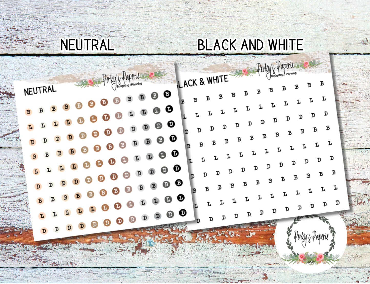 Hobonichi Weeks Meal Tracker Planner Stickers, Breakfast, Lunch and Dinner Tracker, Health and Wellness Stickers, Meal Plan, Macro Tracker