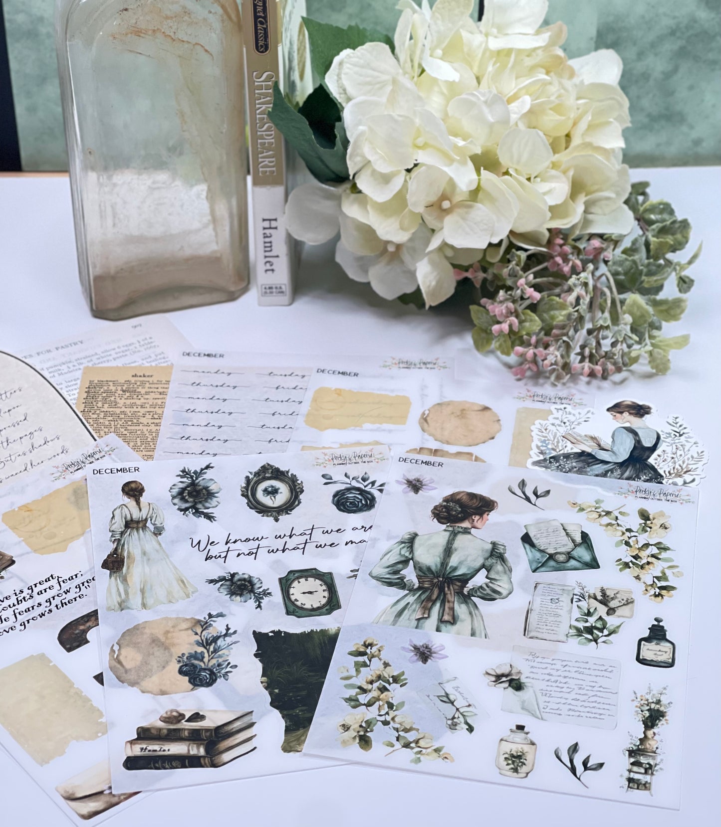 Monthly Sticker Subscription Box – 5 Washi Sticker Sheets + Exclusive Monthly Themed Goodies - Cancel Anytime