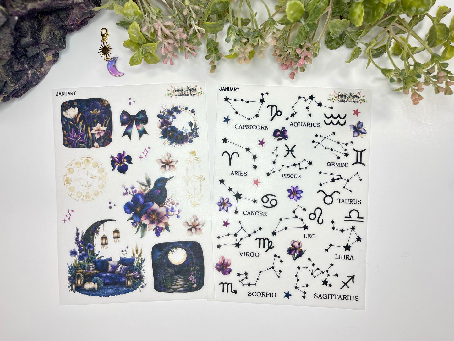 Monthly Sticker Subscription Box – 5 Washi Sticker Sheets + Exclusive Monthly Themed Goodies - Cancel Anytime