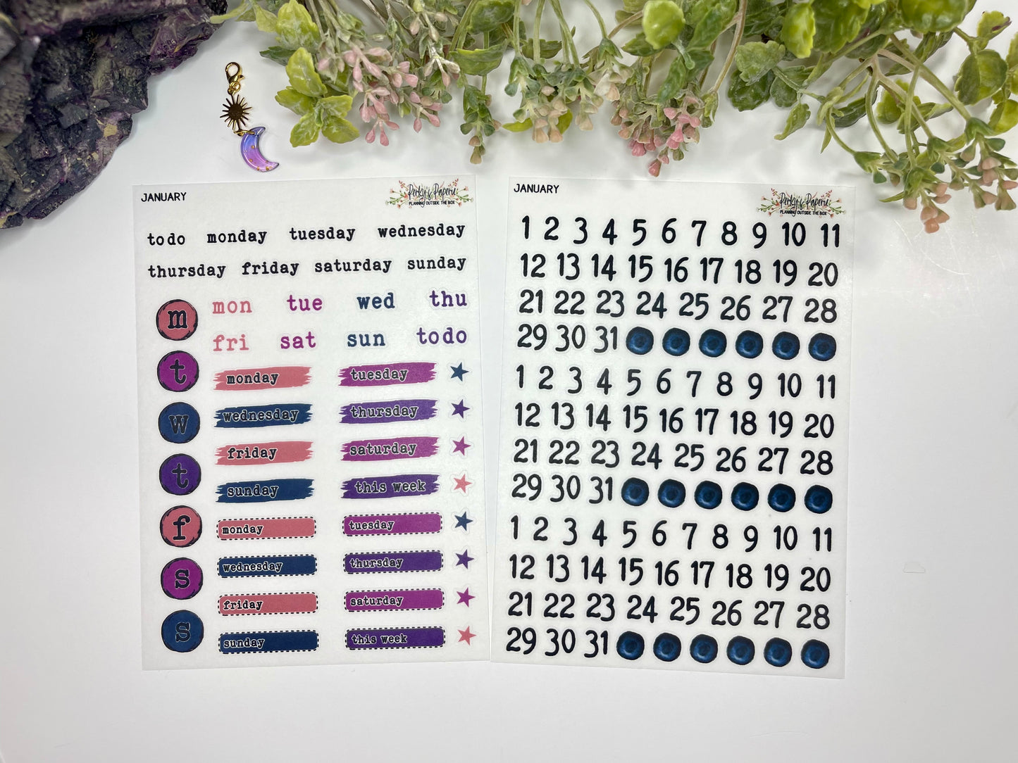 Monthly Sticker Subscription Box – 5 Washi Sticker Sheets + Exclusive Monthly Themed Goodies - Cancel Anytime