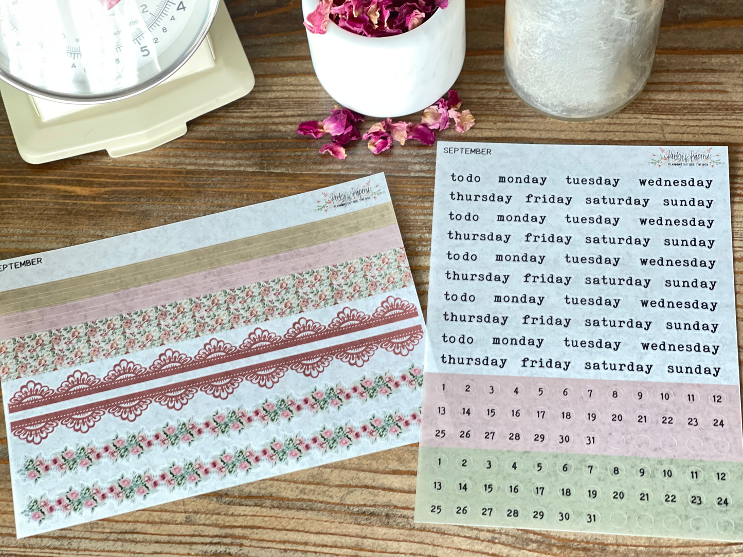 Monthly Sticker Subscription Box – 5 Washi Sticker Sheets + Exclusive Monthly Themed Goodies - Cancel Anytime