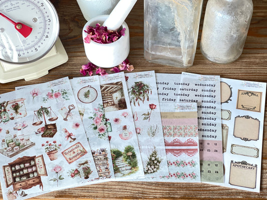 Monthly Sticker Subscription Box – 5 Washi Sticker Sheets + Exclusive Monthly Themed Goodies - Cancel Anytime